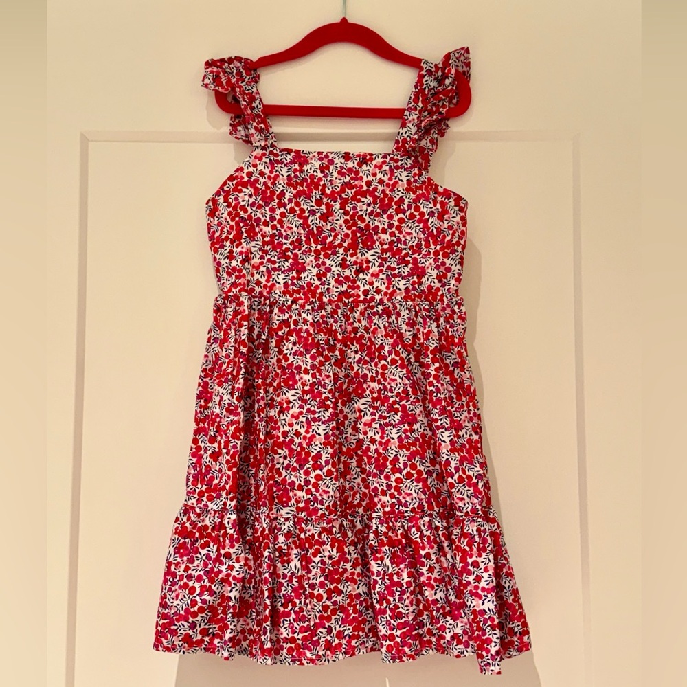 Crewcuts Girls Dress with Liberty Fabric- Size 7